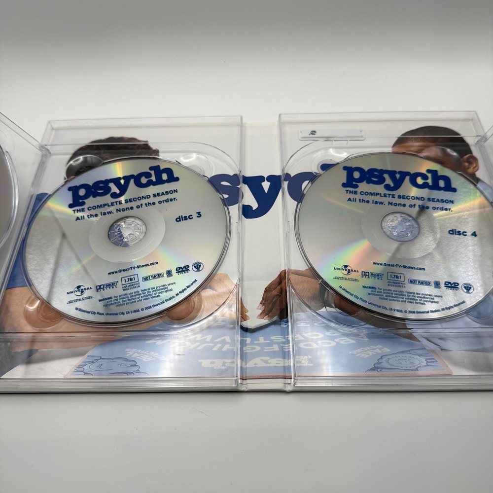 Psych The Complete First and Second Seasons DVD Set 1 & 2 TV Show Mystery Comedy - Picture 6 of 6
